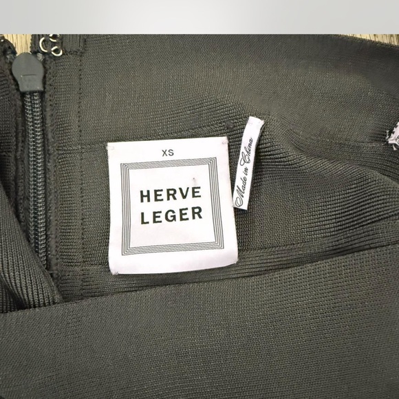 Herve Leger Icon Bandage Black Skirt